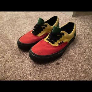 Rasta colored vans